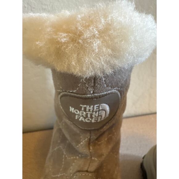 The North Face Neutral Beige Primaloft Insulated Winter Waterproof Boots US 71/2 - Picture 3 of 10